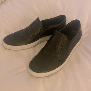 Ecco black leather slip-on size 37.